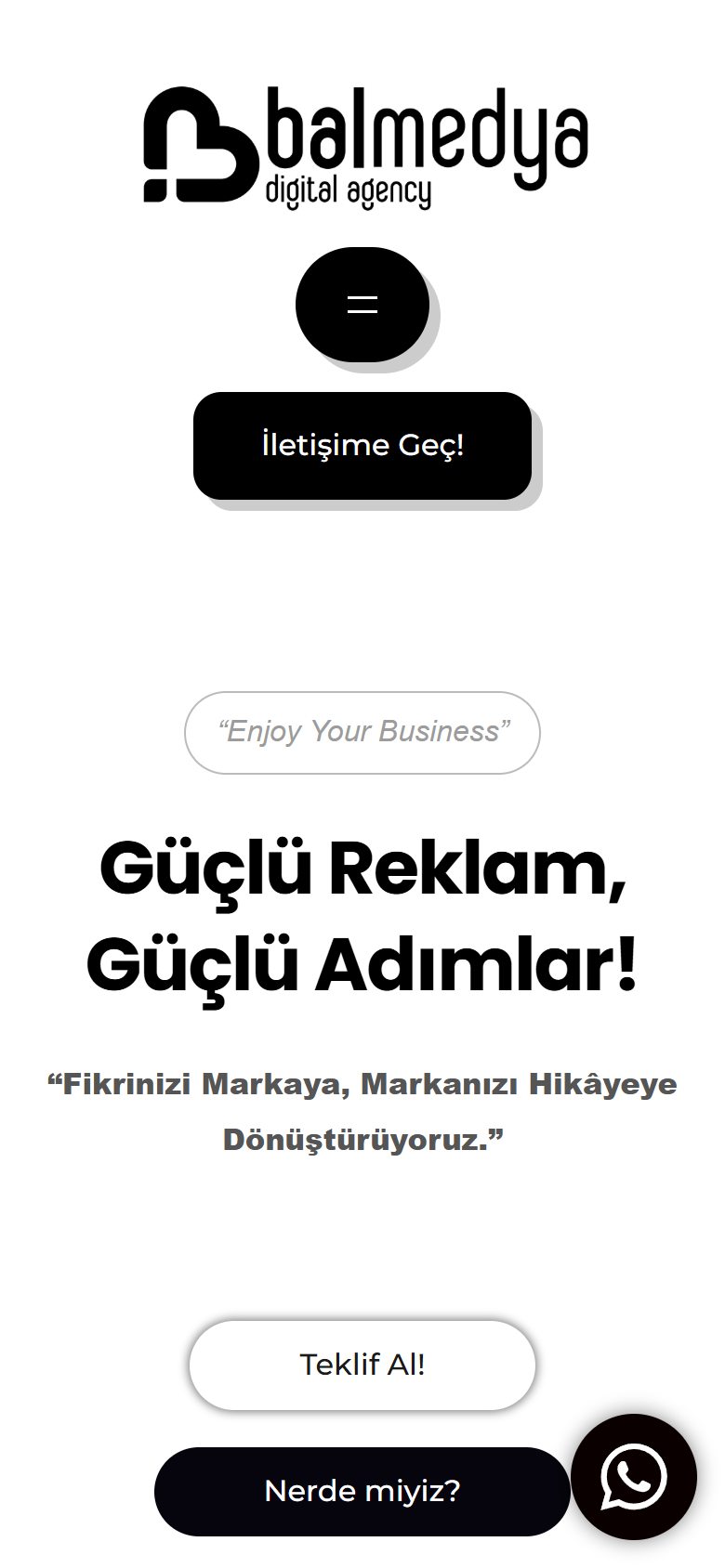 Bal Medya — telefon görünümü
