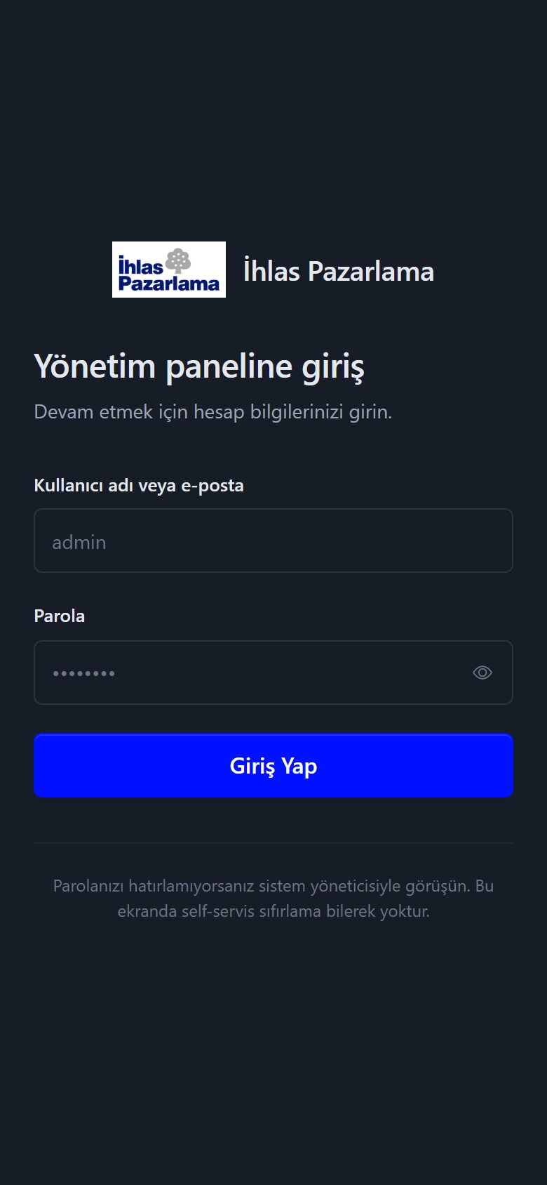 İhlas Pazarlama — QR Attendance System — mobile view