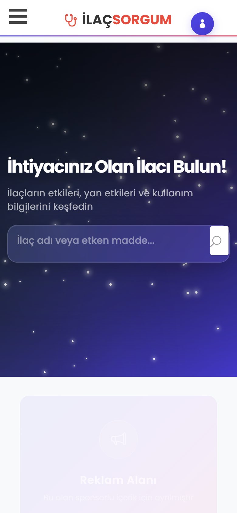 İlaç Sorgum — telefon görünümü