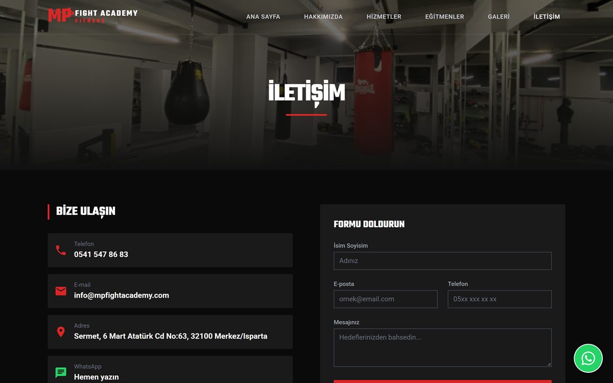 MP Fight Academy — screen 3