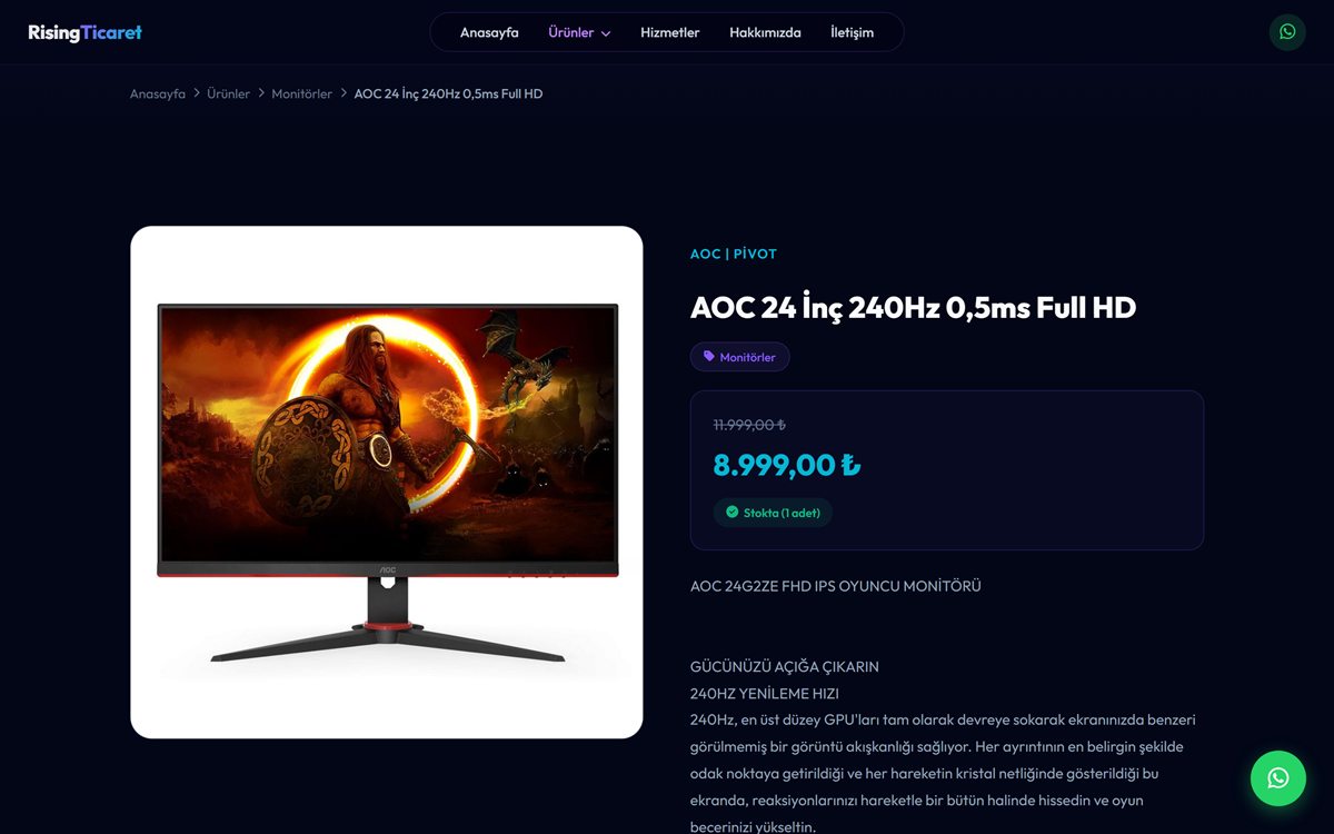 Rising Ticaret — screen 2