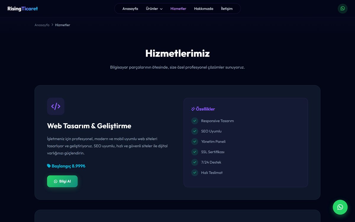 Rising Ticaret — screen 3
